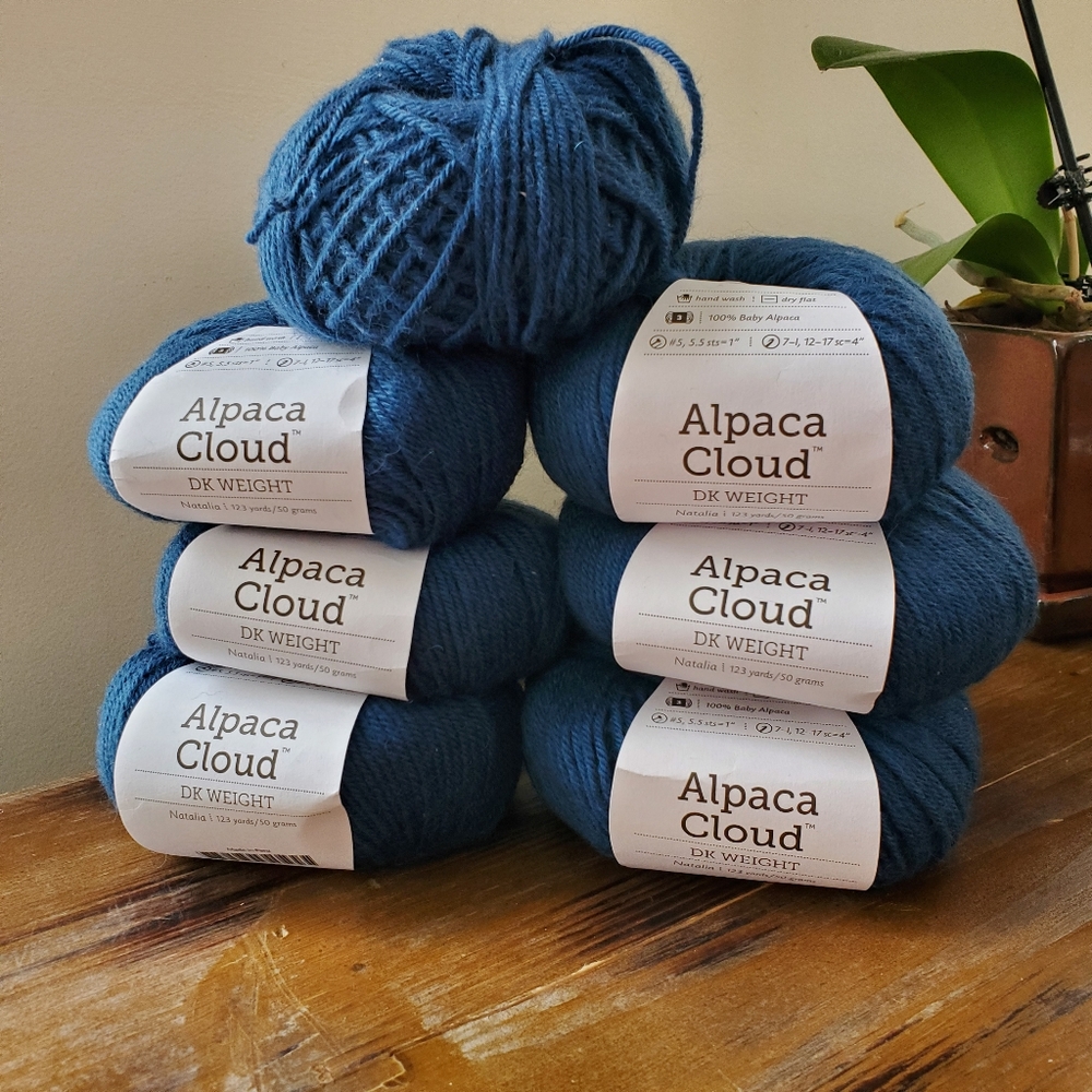 KnitPicks Alpaca Cloud DK destash lot of 6+ skeins bundle